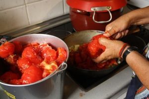 conserva de tomate casera