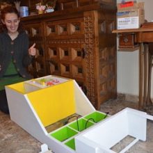 Convertir un mueble viejo en un carrito de helados