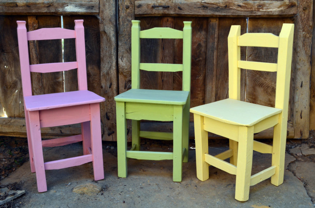 Sillas chalk paint