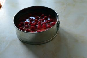 Tarta de queso fría molde