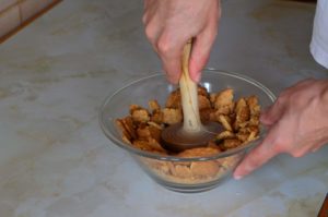 Tarta de queso fría galletas