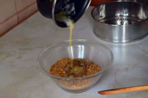Tarta de queso fría galletas