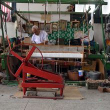 Tejedores del Centro Artesanal de Tetuán