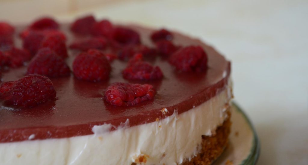 Tarta de queso fría Casa rural Melones
