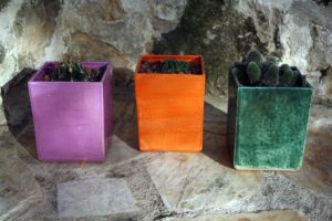 Macetas cuadradas grandes