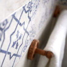 detalle baño casa rural melones