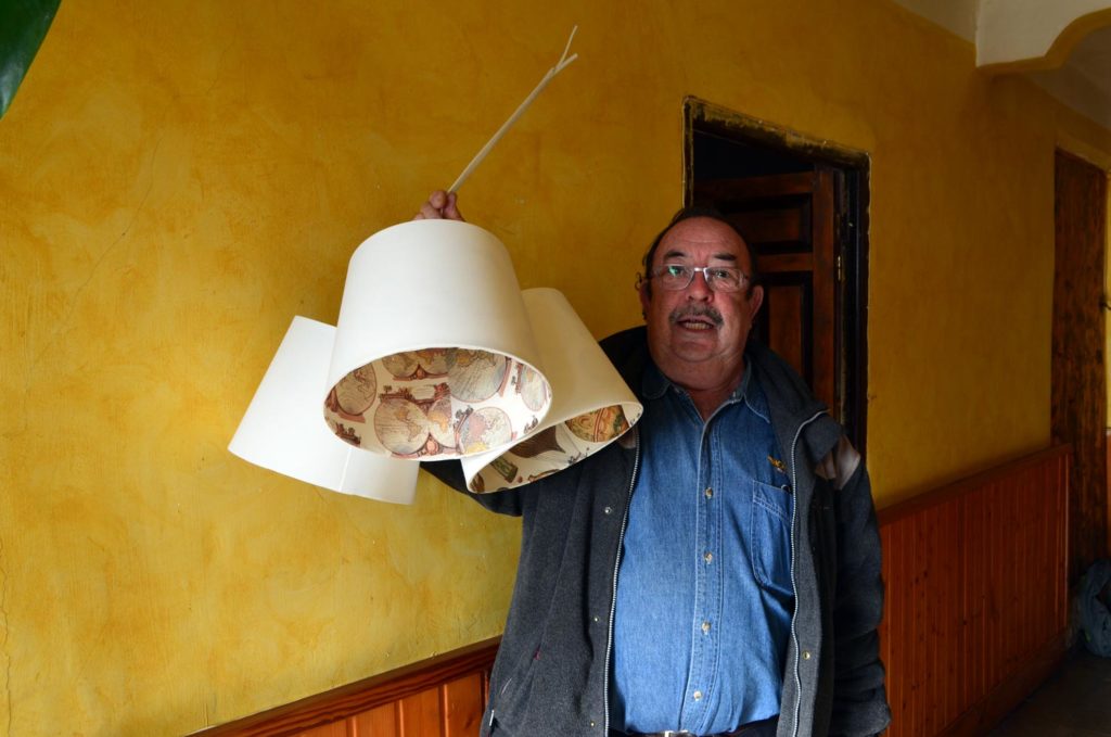 Lamparas Casa rural Melones