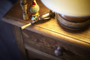 Detalle habitación la alcoba en Patones