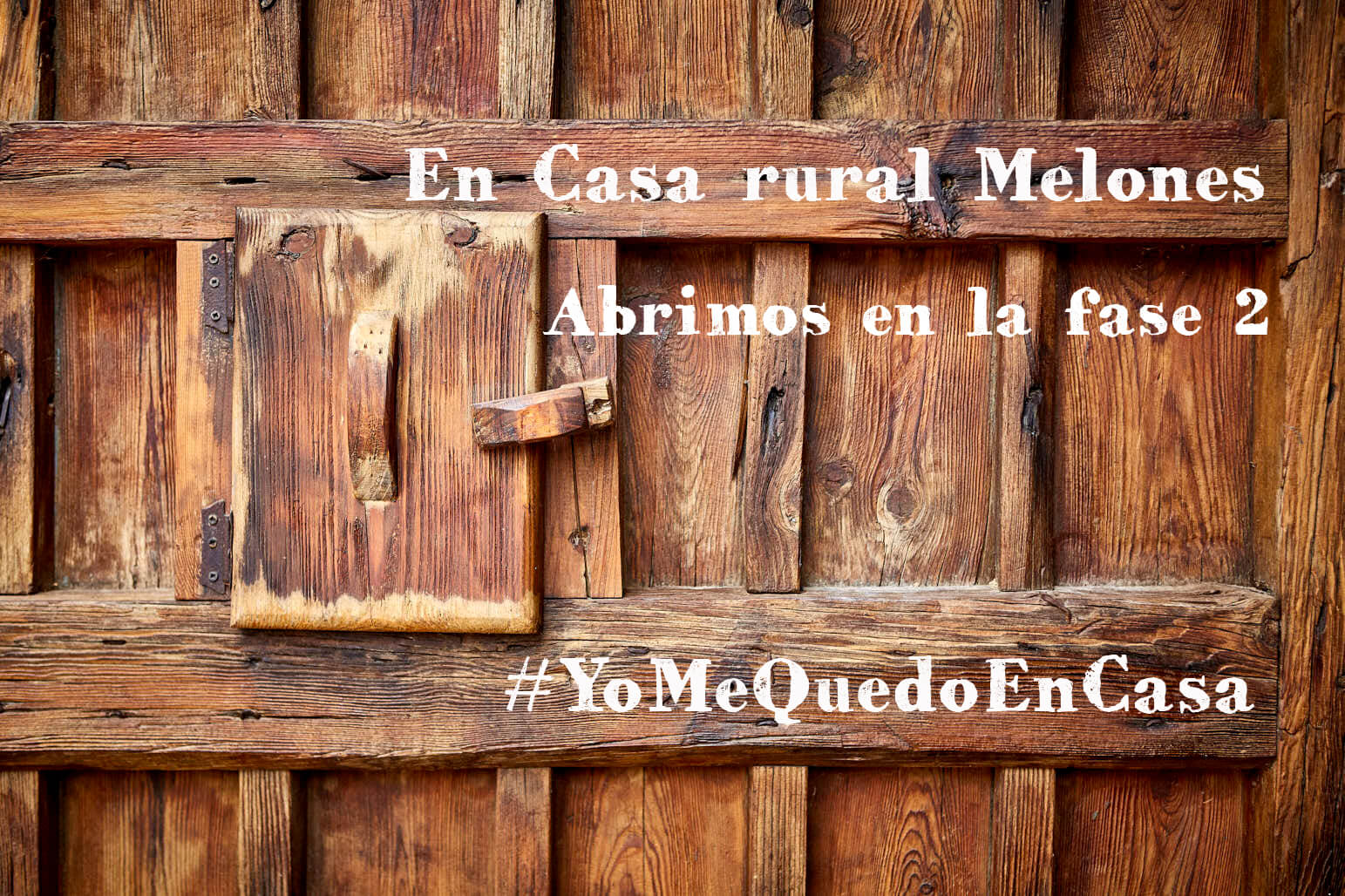 protocolo anti-COVID para garantizar la seguridad en Casa rural Melones