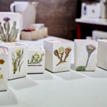 taller transferencia de imágenes en cerámica