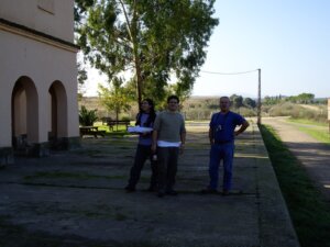 Trabajo de campo en la Vía verde de la Jara
