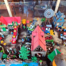 Diorama de Playmobil